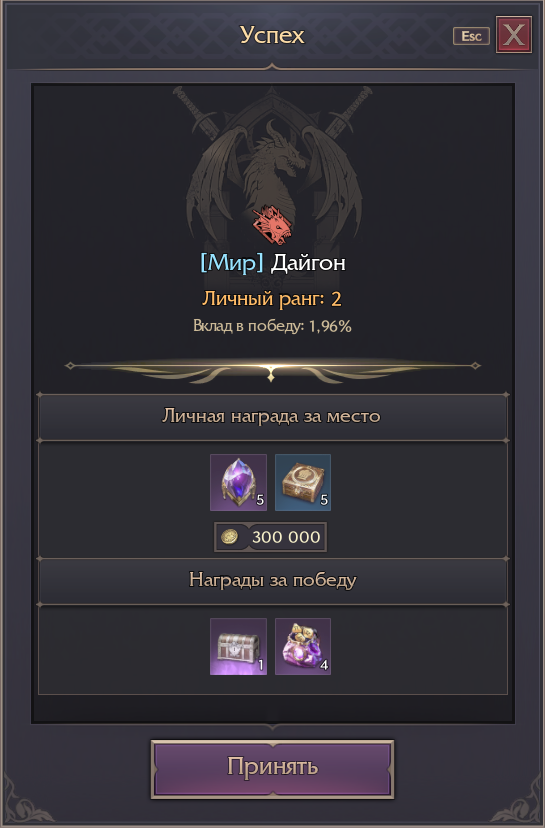 Дайгон — ранг 2
